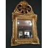 Piccola specchiera italiana del 1800 in legno dorato ed intagliato