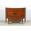 Commode a demi lune neoclassico, Piemonte, fine XVIII secolo