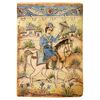 Antica piastrella persiana con cavaliere - O/5353/8.