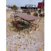 Tavolo in ferro 102x182 H 74