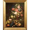 "Natura morta di fiori e frutta"