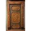 PTL447 - Porta laccata e dipinta, con telaio finto marmo, epoca '700, misure luce cm L 93 x H 216