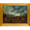 Jan Peter van Bredael (Anversa, 1683 - Vienna, 1735), Scontro di cavalleria