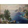 Guido Odierna "Marina di Capri" olio su tela 70x100