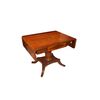 Tavolino Biedermeier del 1800 Nord Europa in legno di betulla con alette