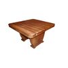 Tavolo francese stile Decò di inizio 1900 in legno di noce