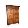 Armadio Provenzale In Legno Di Noce del 1700