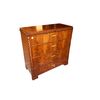 Cassettone in stile Biedermeier del Nord Europa del 1800 in pregiato legno di mogano