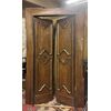 PTI573 - Porta in legno di castagno, con telaio, epoca primi '700, provenienza Italia centrale, misure luce cm L 85 x H 198