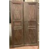 PTI753 - Porta da pianerottolo in noce, epoca '700, misure cm L 116 x H 203