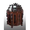 Credenza antica Siciliana in legni policromi periodo XIX secolo.