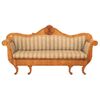 Antico divano Russo del 1800 stile Biedermeier in betulla