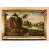 Paesaggio fluviale con villaggio, Théobald Michou (Tournai, 1676 – Anversa, 1765)