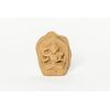 Piccola terracotta (tsatsa) raffigurante divinità Manjushri - India XVIII secolo