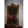 Specchiera stile Luigi XVI francese del 1800 con ricca cimasa foglia oro