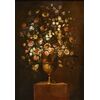 Composizione di fiori entro vaso sbalzato (2 di 3), Andrea Scacciati (Firenze 1642–1710)