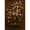 Composizione di fiori entro vaso sbalzato (1 di 3), Andrea Scacciati (Firenze 1642–1710)