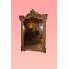 Specchiera del 1800 Stile Luigi XVI con cornice in legno dorato foglia oro