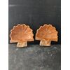 Deliziosa coppia di acquasantiere in marmo rosso di Verona - 25 x 25 cm