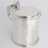 Tankard in argento sterling Carlo II, argentiere TL, Londra, 1674