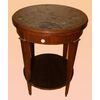 Antico tavolino francese stile Luigi XVI del 1800 con marmo Verde Alpi