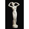 Scultura antica in marmo bianco statuario altezza 148cm. Roma XIX secolo.