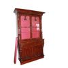 Vetrina Libreria BookCase Inglese Stile Regency di metà 1800 in mogano