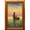 Achille Vertunni (1826 - 1897), Pescatori all'alba