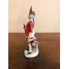 Statuina in porcellana con figura di soldato .Meissen.