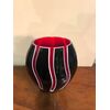 Vaso inciso a tre strati.Murano.