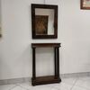 Consolle con specchiera in palissandro stile Impero 