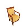 Poltrona Francese del 1800 Stile Direttorio in legno di Mogano