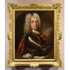 Ritratto di gentiluomo in armatura, Hyacinthe Rigaud (Perpignan 1659 - Parigi 1743) Scuola di
