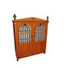 Vetrina Russa Stile Biedermeier in legno di Betulla inizio 1800