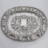 Vassoio da parata in argento sbalzato e cesellato. Argentiere Anzolo Castelli?, saggiatore Antonio Poma, Venezia, inizi XVIII secolo
