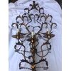 Grande applique in metallo dorato cm. 95 x 60