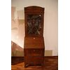 Vetrina piccolo trumeau stile Biedermeier del 1800in mogano 