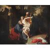 Scuola Francese; Susanna e i vecchioni, XVIII secolo, olio su tela