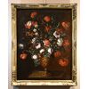 Composizione floreale in vaso sbalzato, Francesca Volò Smiller (Milano, 1657 - 1700)