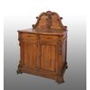 Credenza antica nobiliare in ulivo massello periodo Luigi Filippo Napoletano. XIX secolo.