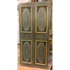 PTL704 - Porta laccata e dipinta con fiori, epoca '700, misure cm L 95 x H 203