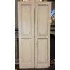 PTL703 - Porta laccate a due battenti bifacciale, epoca '800, misure cm L 92 x H 195