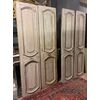 PTS893 - N. 2 Porte laccate bifacciali, epoca '700, misure cm L 100 x H 212
