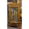 SPECC557 - Specchiera dorata scolpita a volute, epoca '800, misure cm L 115 x H 215