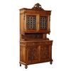 Credenza doppio Corpo in Stile Neobarocco Italia, Fine XIX Secolo