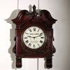 Grande Orologio Industrial in Mogano Argentina Fine XIX Secolo