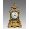 Orologio antico Napoleone III Francese in bronzo dorato.Periodo XIX secolo.