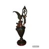 Vaso ad Anfora Francese in metallo del 1800 con Figure