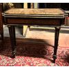 TAV318 - Tavolo Boulle con piano apribile, intarsi in ottone e tartaruga, epoca '800, misure cm L 87 x P 44 x H 75