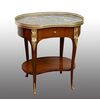 Antique Napoleon III bean-shaped table in precious exotic woods. France, 19th century.